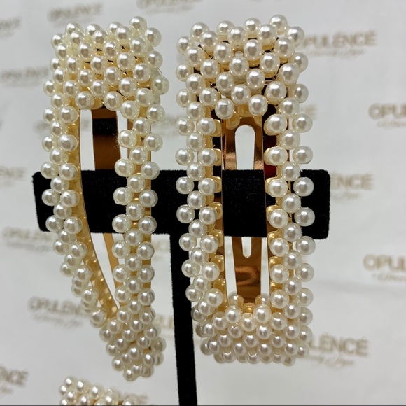 Pearl Hair Pins [4pc] - Picture 6 of 7